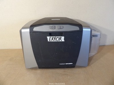 HID FARGO DTC1250e Dual-Sided ID Card Printer Drucker USB - ERROR - EXCL RIBBON