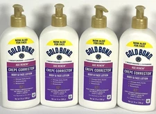 4 Pack Gold Bond Age Renew Body & Face Lotion Ultimate Crepe Corrector 14 oz