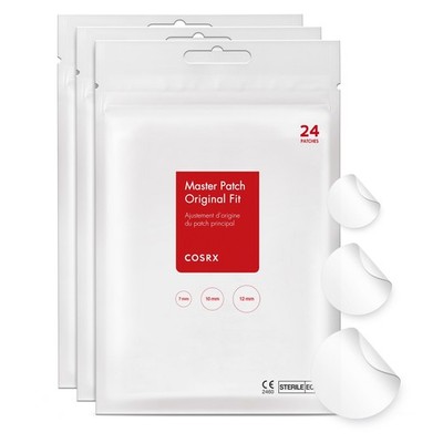 COSRX Acne Pimple Patch Absorbing Hydrocolloid Original 3 Size Patches for Bl...