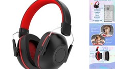 Noise Cancelling Headphones for Kids, SNR 29dB Safety Noise Black All-in-1