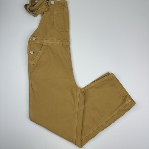 Everlane Women's Mustard Yellow The Cotton Canvas Denim Overalls 4/W34/L27 - Picture 7 of 19