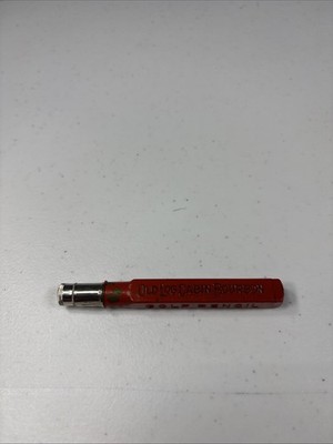 Vintage Old Log Cabin Bourbon Bullet Pencil Golf Pencil Golden Wedding Rye
