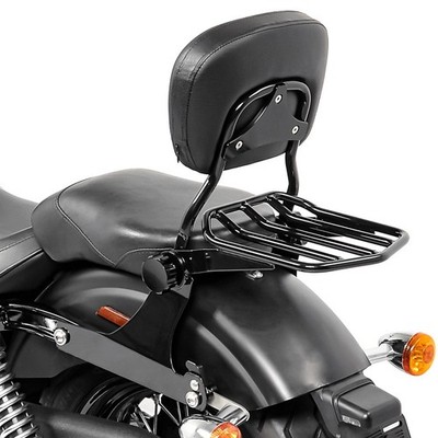 Sissy Bar mit Gepäckträger abnehmbar für Harley Davidson Dyna Wide Glide 06-17 s