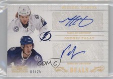 2013 National Treasures Gold Holofoil 7/25 Michael Kostka Ondrej Palat Auto k4s