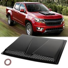 For Chevrolet Colorado Air Flow Intake Bonnet Scoop Hood Cover Vent Glossy Black