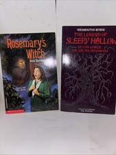 Set Of 2 Vintage Halloween Kids Paperback Books Spooky Horror Fun Good Condition