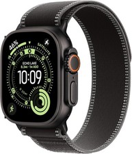 Apple Watch Ultra 3 GPS LTE 49MM Black Titanium Case Black/Charcoal Trail Loop
