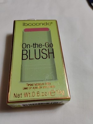 IBCCCNDC On The Go Blush Tinted Moisture Stick Use Eyes Lips Cheeks Hot Red Seal