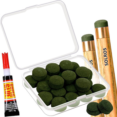 Billiard Pool Cue Tips - Pool Cue Stick Tips Replacement Repair Kit 13mm - 25Pcs
