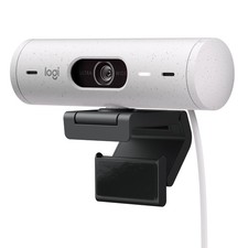 Logitech Brio 500 Full HD Webcam with Auto Light Correction, show Mode, Dual Noi