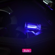 1PCS Blue Touch Control Car USB LED Light Atmosphere Night Light Dimmable New