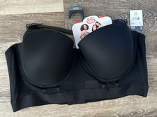 Parade Pushup Mesh Bustier Moderate Coverage Underwire Hook  Eye Black 3XL