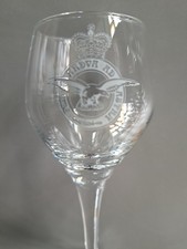 Set Of 6 RAF Royal Air Force Stemmed Glasses  Per Ardua Ad Astra ~Schott Zwiesel