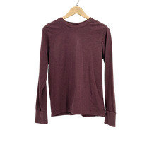 Quince Men Lightweight Cotton Cashmere Crew Sweater Brown M