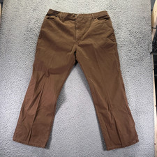 Vintage Dickies Pant Men's 42x30 Brown Cotton Carpenter Baggy Relaxed Workwear