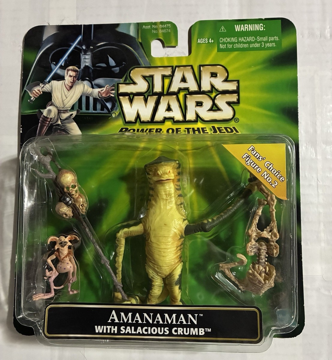 Amanaman Star Wars 2001 POTJ Fans' Choice Figure #2 With Salacious