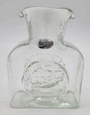 Blenko 1st Quality Special Edition  HELIOS MOON 384M Water Bottle