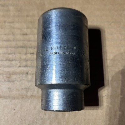PROTO PROFESSIONAL 5548HL DEEP SOCKET 1-1/2'' CHROME 3/4'' DRIVE - C