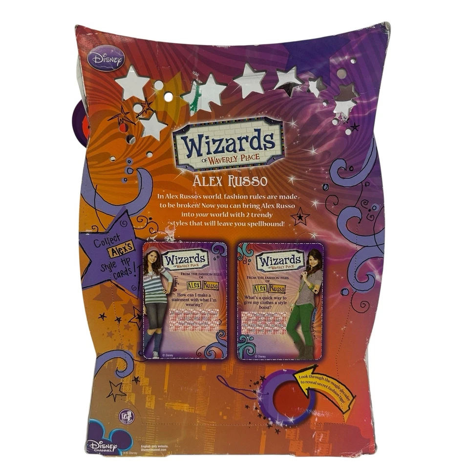 2009 Mattel Wizards of Waverly Place Alex Russo Fashion Doll Selena Gomez - NRFB - Image 2 of 4