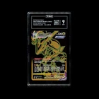 2022 POKEMON SILVER TEMPEST #TG29 RAYQUAZA VMAX FULL ART SECRET RARE TAG 9 MINT
