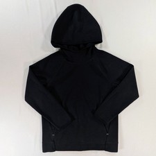 Old Navy Active Dynamic Fleece Hoodie Womens Medium Black Stretch Breathable