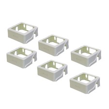 JMAZ Lighting JZ1054 MAD PAR COVER W Cover for MAD PAR White 6-Pack