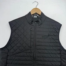 Greyson Yukon Vest Mens Large Black Lightweight Puffer Quilted Detroit Red Wings