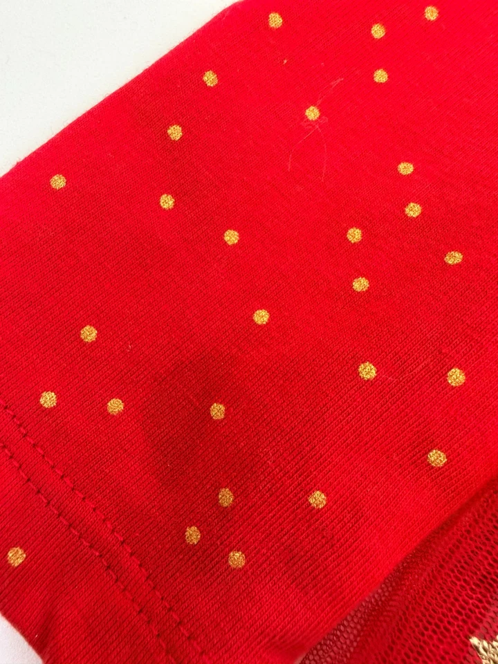 Vestido de Vacaciones Hanna Andersson 6-12M 70cm Rojo Estampado Luna y Estrellas Usado LEER Foto 3 de 4