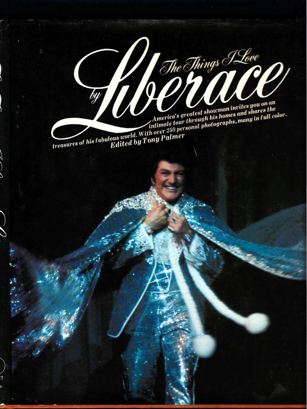 Liberace autographed Book and People Magazine Photographer Letter and Photo 1988