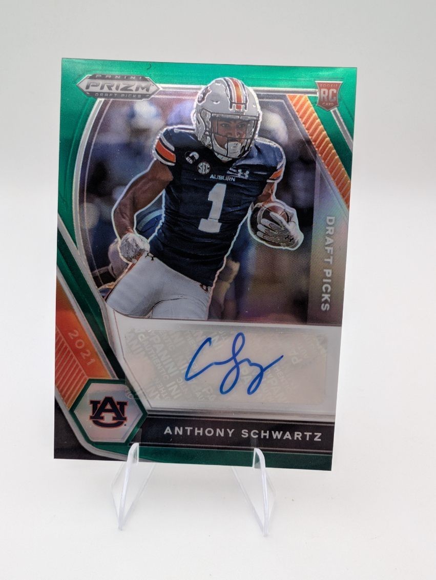 Anthony Schwartz Panini Prizm Draft Picks Draft Picks Autographs #ANT Green