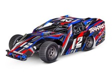 TRAXXAS Slash Modified BL-2S rosso 1/10 Dirt Oval Racer ARTR BL senza carica batteria