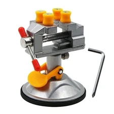 Watches Jewelry Mini Bench Table Vise Vice with Suction Cup Non-Scratching