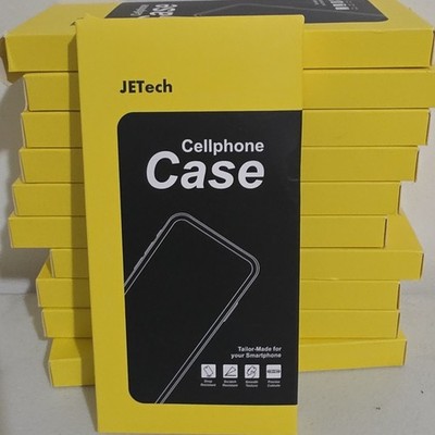 JETech Clear Glitter Transparent Back Phone Case (5775-CS-VK/A37)  11 Packs