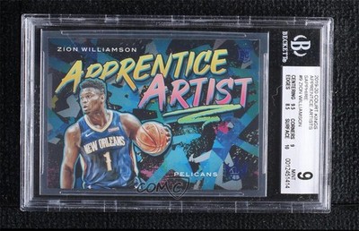 2019 Court Kings Apprentice Artists Sapphire 1/25 Zion Williamson Rookie RC 6fs