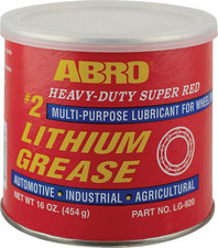  2 Red Lithium Grease Heavy Duty Wheel Bearing 16 oz