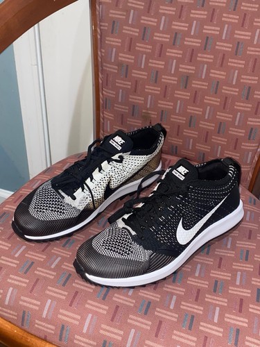 New Nike Men's Sz 9 Flyknit Racer G Cookies & Cream Golf Cleats (909756-001) - Bild 2 von 8