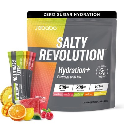 Salty Revolution Electrolytes Powder Packets | Keto, Energy & Sports Hydratio...