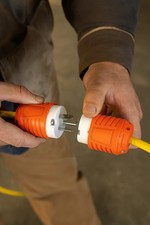 Extension Cord Ends Male  Female set Electrical Replacement Plug 15AMP 120/110V