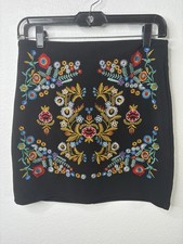 Medium Embroidered Mini Skirt