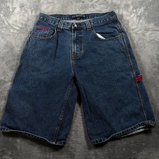 Vintage U.S. Polo Assn. Baggy Carpenter Shorts Mens 32 Blue Denim High Rise