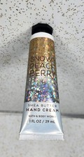 BATH  BODY WORKS SNOWY PEACH BERRY SHEA BUTTER HAND CREAM 1 FL OZ NEW
