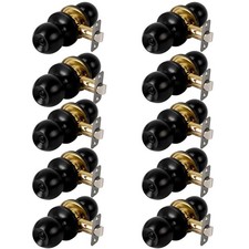 10 Pack Privacy Door Knob Keyless Door Knobs Interior with Lock Bathroom Door...