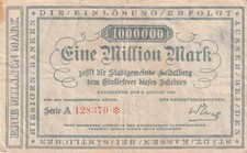 Heidelberg - Stadt - 1 Million Mark - Serie A - KN 6st * steh. - Keller 2279.d.