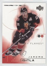 2001-02 Upper Deck Challenge for the Cup Jarome Iginla #9 HOF g2x