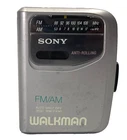 SONY Walkman Stereo FM/AM Radio Vtg Cassette Player WM-F31/FX141 For Parts Only