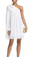 Farm Rio NWT Off Shoulder White Mini Dress Sz M RTL $240