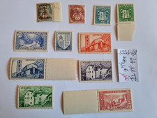ANDORRE 1931-1948 TRES BEAU LOT DE 11 TIMBRES NEUF ** LUXE COTE + 54 €