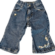 Lee Riders Vintage Infant Girl Floral Embroidered Boot cut Jeans