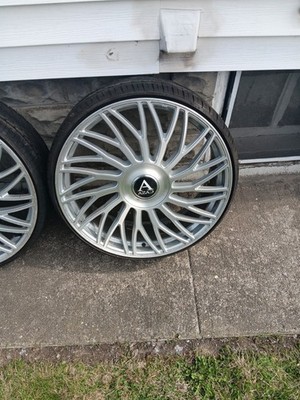 24in Azad Great Tread  5x115 And 5x120 All You Have To Do Is Mount And Ride