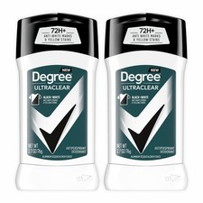 Degree Men UltraClear Antiperspirant Deodorant 2.7 Ounce Pack of 2 , Black